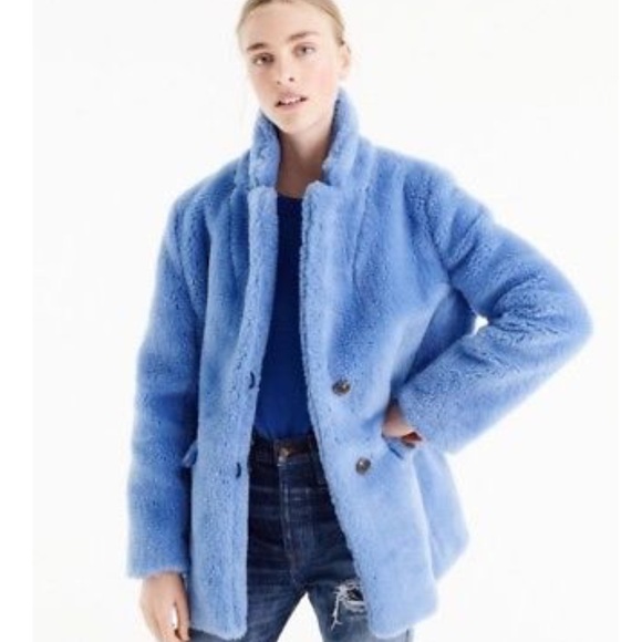 j crew teddy jacket